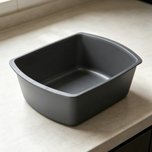 6qt Graphite Rectangular Washbasin 9.5x12.75